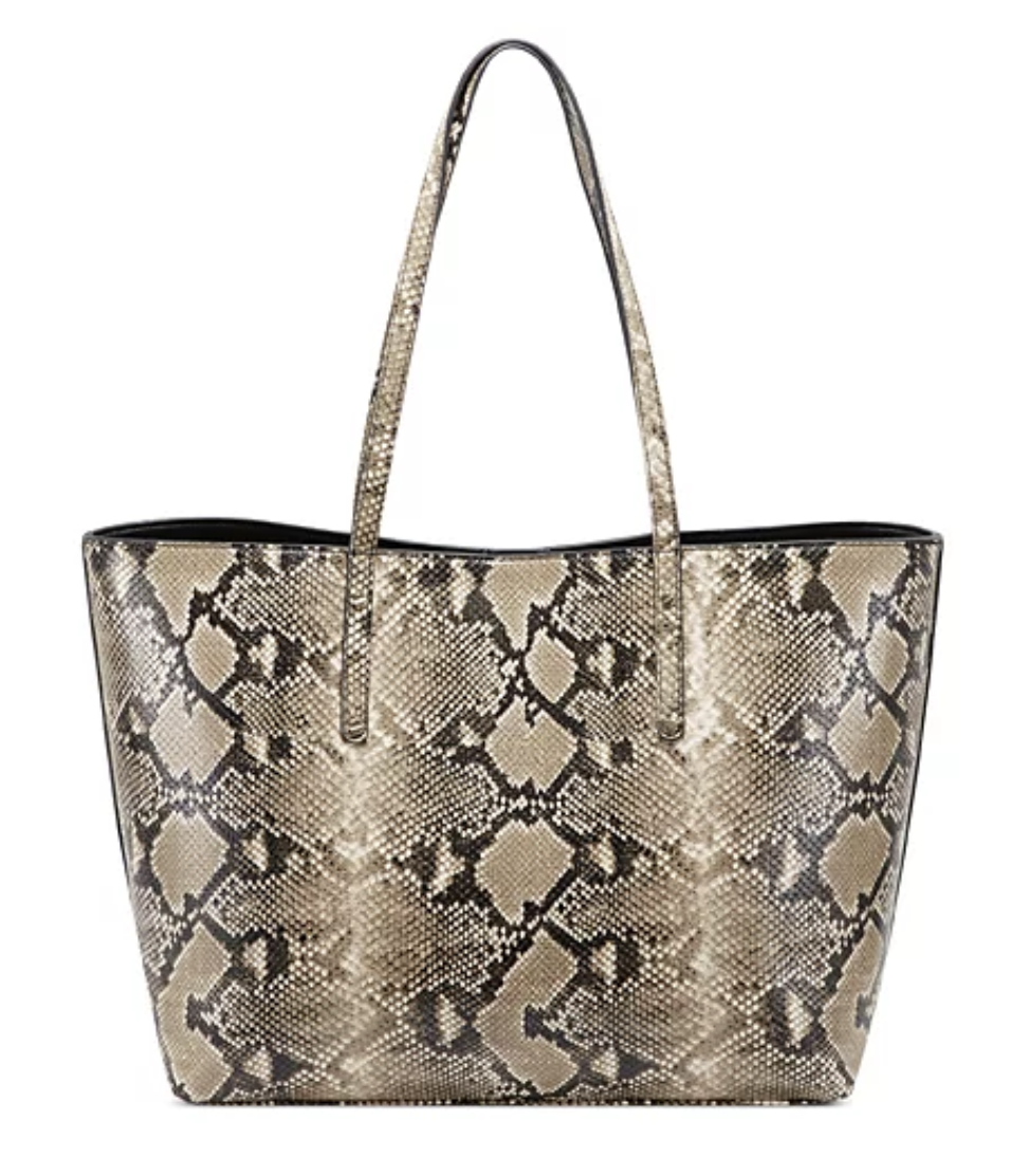 I.N.C. Snake Print Tote
